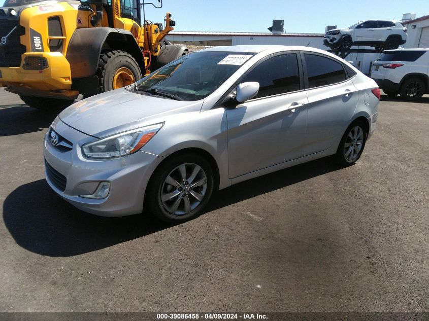 2014 Hyundai Accent Gls VIN: KMHCU4AE7EU763969 Lot: 40417645