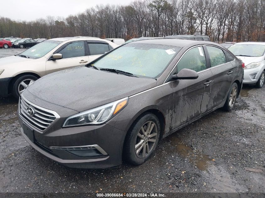 2015 Hyundai Sonata Se VIN: 5NPE24AF1FH216512 Lot: 39086684