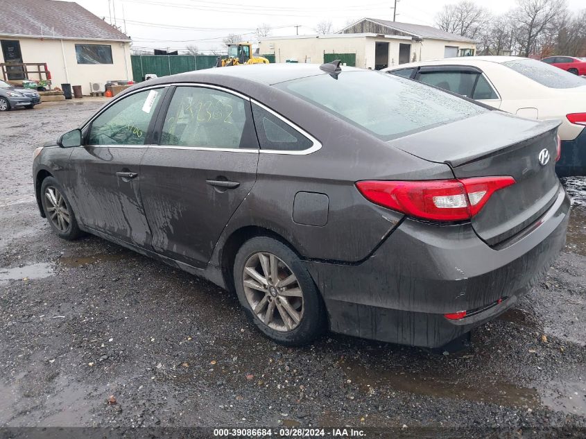 2015 Hyundai Sonata Se VIN: 5NPE24AF1FH216512 Lot: 39086684