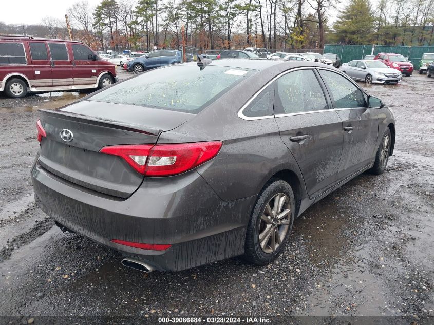 2015 Hyundai Sonata Se VIN: 5NPE24AF1FH216512 Lot: 39086684