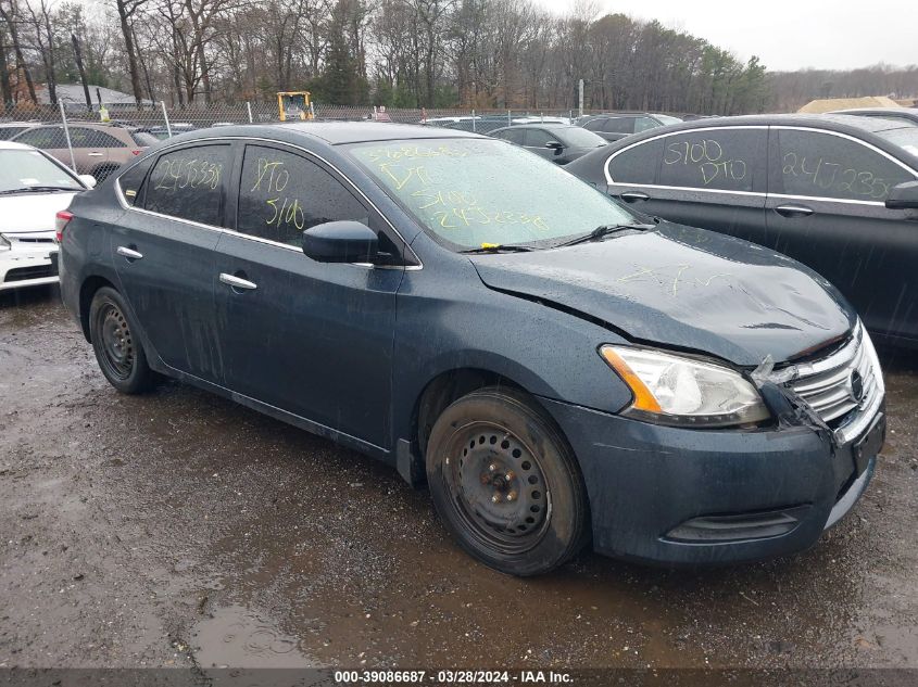 2014 Nissan Sentra Fe+ S/Fe+ Sv/S/Sl/Sr/Sv VIN: 3N1AB7AP2EY216368 Lot: 39086687