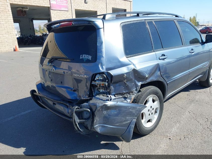 2004 Toyota Highlander Limited V6 VIN: JTEEP21A640022834 Lot: 39086775