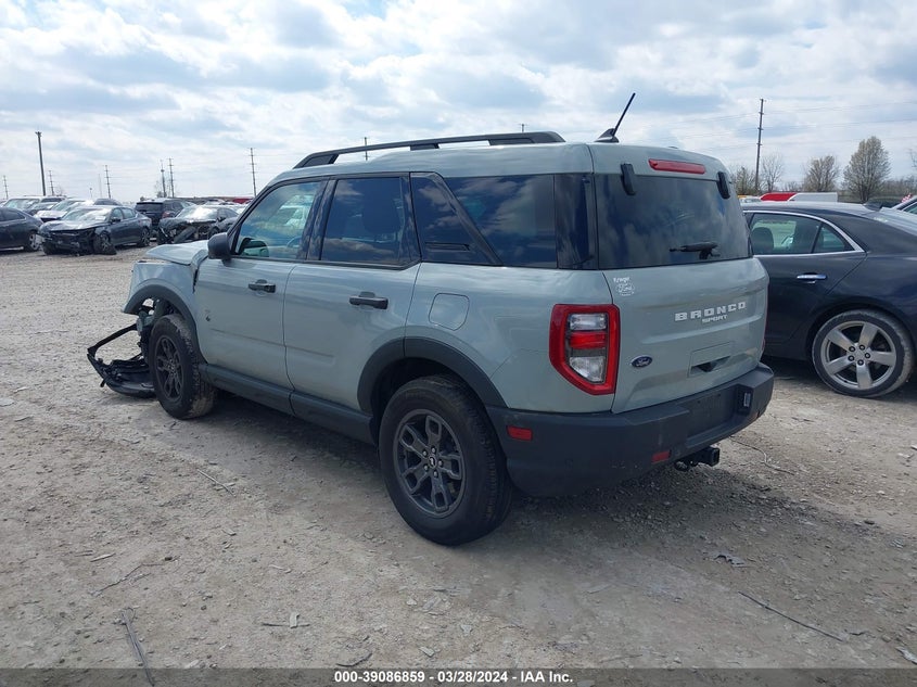 2022 Ford Bronco Sport Big Bend VIN: 3FMCR9B61NRD88819 Lot: 39086859
