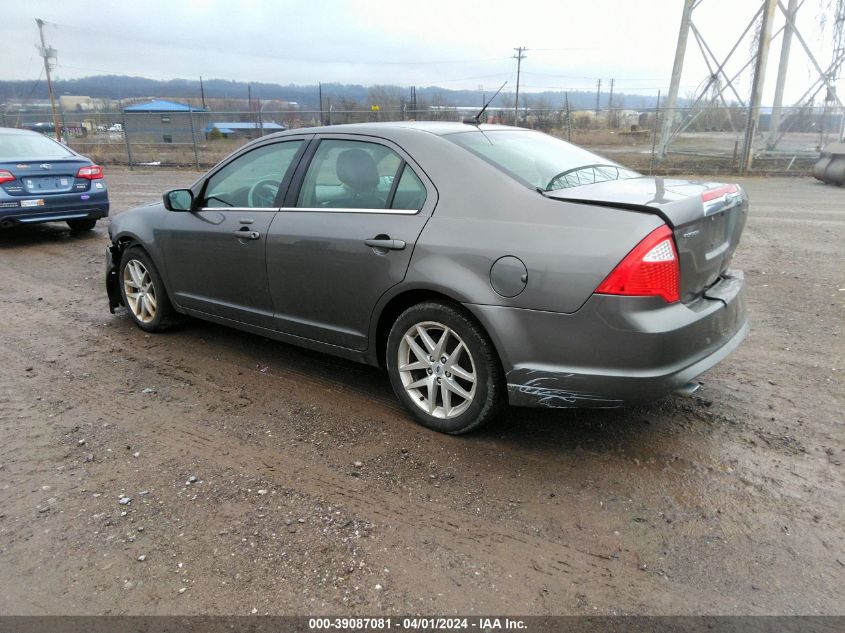 2011 Ford Fusion Sel VIN: 3FAHP0JG1BR343547 Lot: 39087081