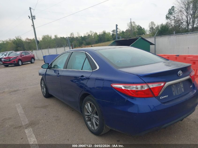 2016 Toyota Camry Se VIN: 4T1BF1FKXGU600867 Lot: 39087123