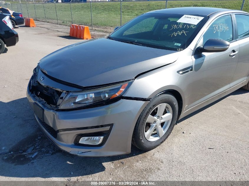 2015 Kia Optima Lx VIN: 5XXGM4A78FG469124 Lot: 39087376