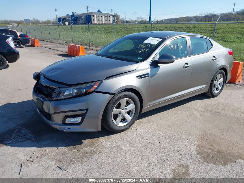 2015 Kia Optima Lx VIN: 5XXGM4A78FG469124 Lot: 39087376