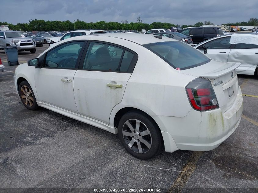 3N1AB6AP3CL715989 | 2012 NISSAN SENTRA