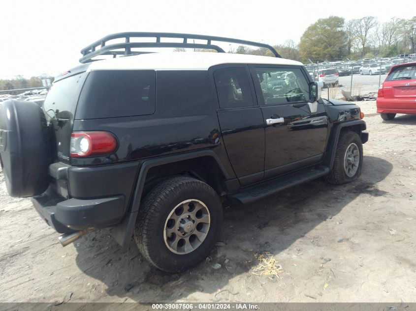 2013 Toyota Fj Cruiser VIN: JTEBU4BF0DK160309 Lot: 39087506