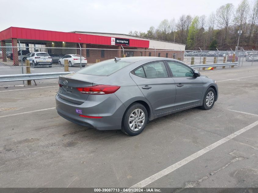 KMHD74LF8HU113635 | 2017 HYUNDAI ELANTRA