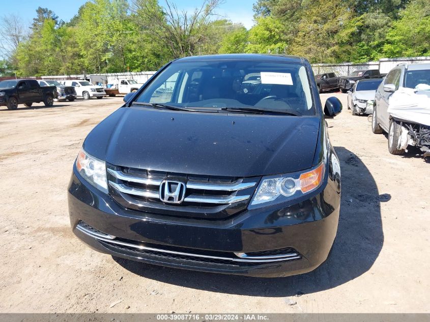 2014 Honda Odyssey Ex-L VIN: 5FNRL5H66EB103422 Lot: 39087716