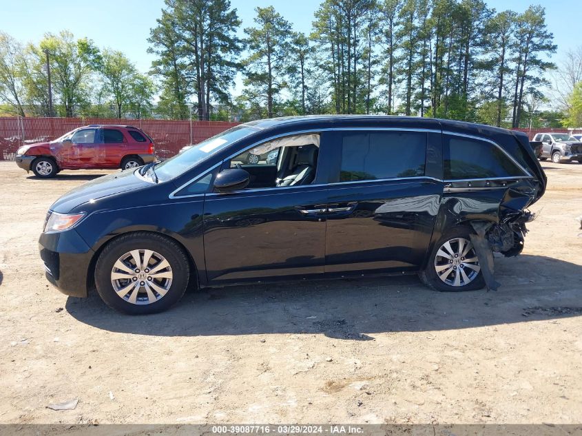 2014 Honda Odyssey Ex-L VIN: 5FNRL5H66EB103422 Lot: 39087716