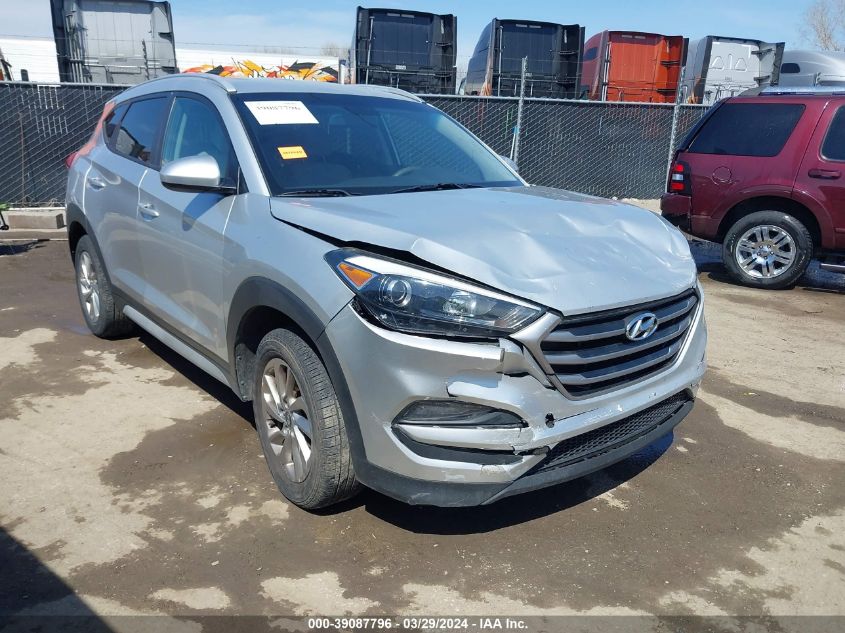 2018 Hyundai Tucson Sel VIN: KM8J3CA4XJU726193 Lot: 39087796