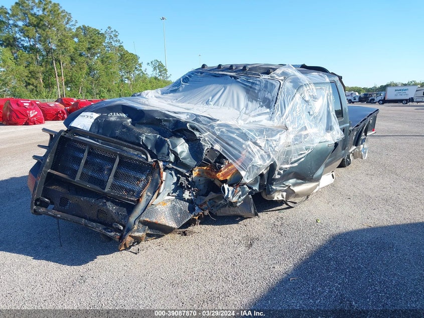 2006 Ford F-350 Lariat/Xl/Xlt green truck diesel 1FTWW33P56EB76962 photo #3