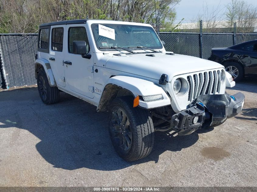 2023 Jeep Wrangler 4Xe Sahara 4X4 VIN: 1C4JJXP65PW698682 Lot: 39087875