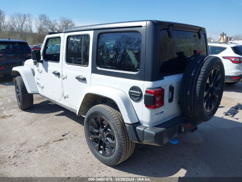 2023 Jeep Wrangler 4Xe Sahara 4X4 VIN: 1C4JJXP65PW698682 Lot: 39087875