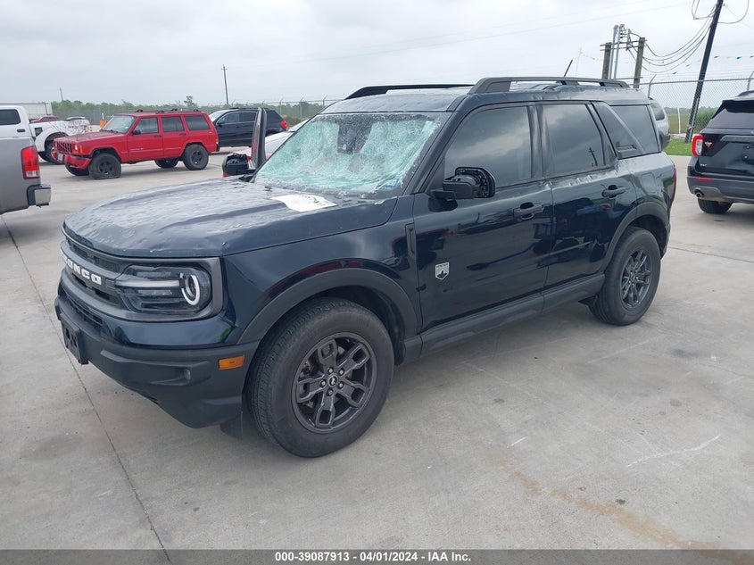 2022 Ford Bronco Sport Big Bend VIN: 3FMCR9B68NRD75775 Lot: 39087913
