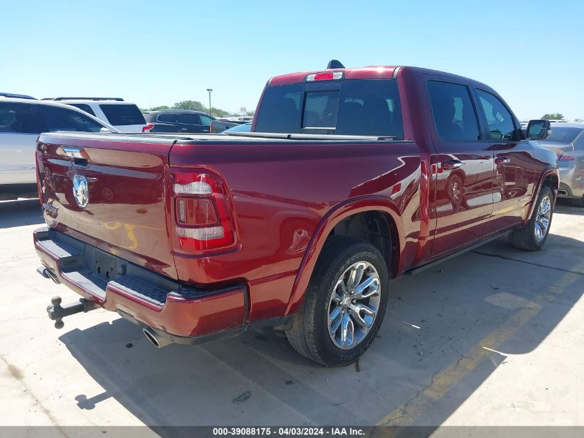 2021 Ram 1500 Laramie 4X2 5'7 Box VIN: 1C6RREJT8MN593075 Lot: 39088175