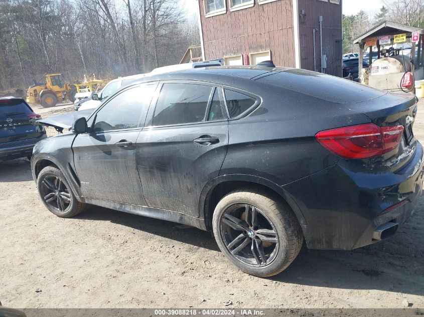 2017 BMW X6 xDrive50I VIN: 5UXKU6C38H0W38481 Lot: 39088218