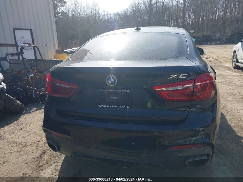 2017 BMW X6 xDrive50I VIN: 5UXKU6C38H0W38481 Lot: 39088218