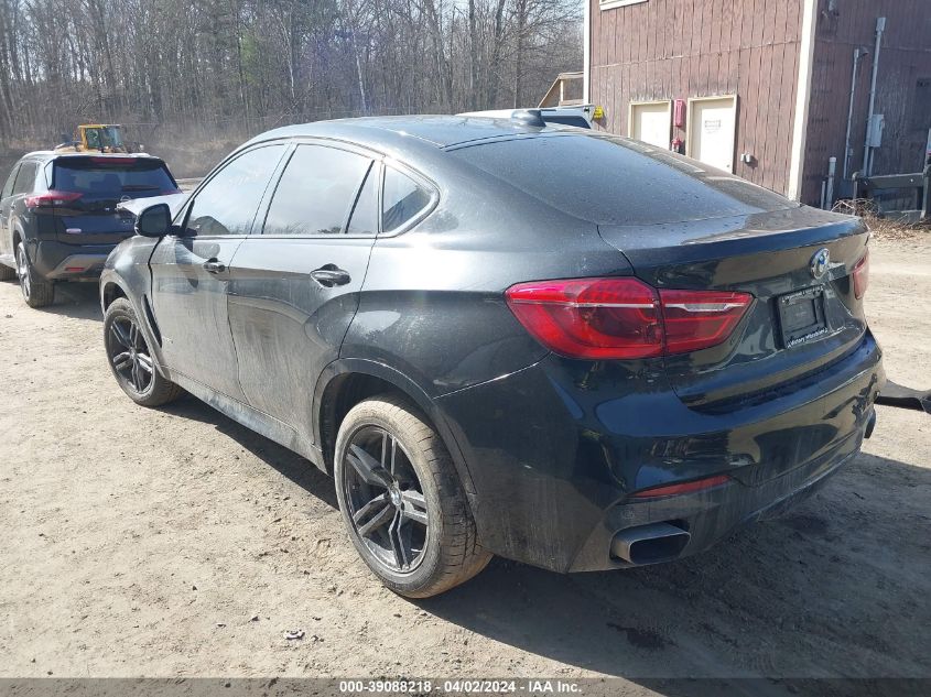 2017 BMW X6 xDrive50I VIN: 5UXKU6C38H0W38481 Lot: 39088218