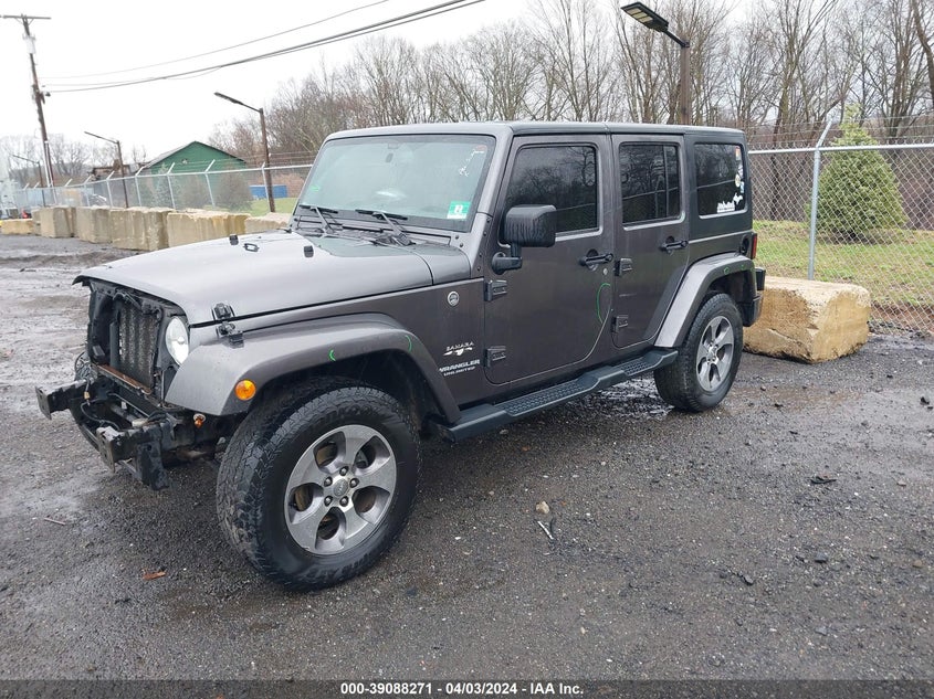 2016 JEEP WRANGLER UNLIMITED SAHARA - 1C4BJWEGXGL164444