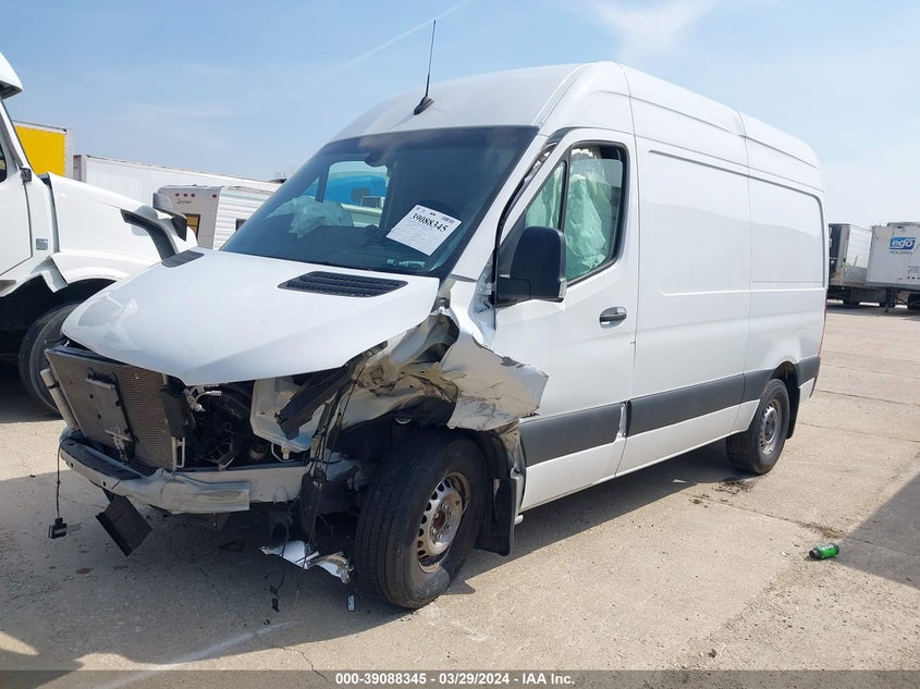 2023 Mercedes-Benz Sprinter 2500 Standard Roof 4-Cyl Gas VIN: W1Y40BHY6PT142722 Lot: 39088345