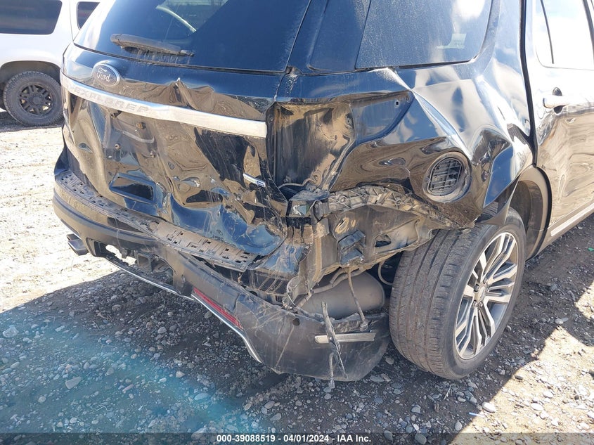 VIN 1FM5K8HT1JGA53145 2018 FORD EXPLORER PLATINUM