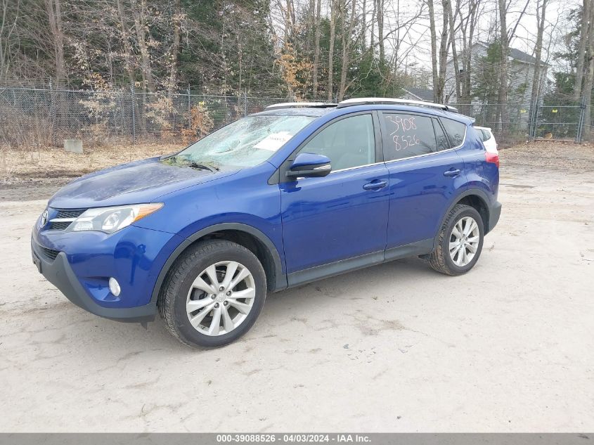 2015 Toyota Rav4 Limited VIN: 2T3DFREV0FW287563 Lot: 39088526