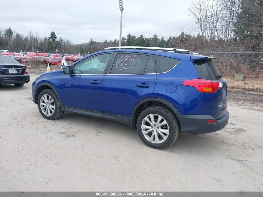 2015 Toyota Rav4 Limited VIN: 2T3DFREV0FW287563 Lot: 39088526