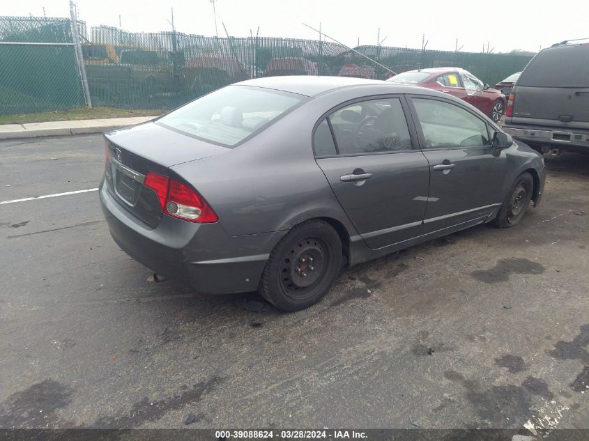 2HGFA16509H307520 | 2009 HONDA CIVIC