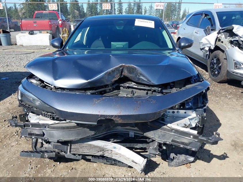 2022 HONDA CIVIC EX - JHMFE1F79NX001893