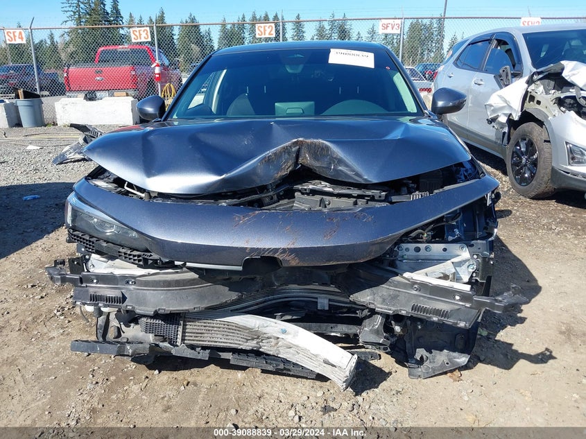 2022 HONDA CIVIC EX - JHMFE1F79NX001893