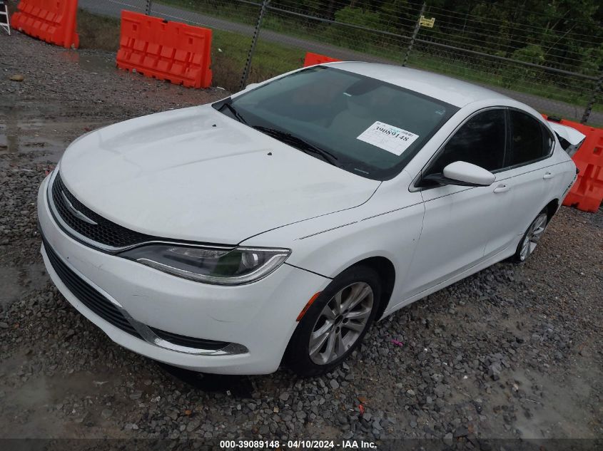 2016 Chrysler 200 Limited VIN: 1C3CCCAB4GN152886 Lot: 39089148