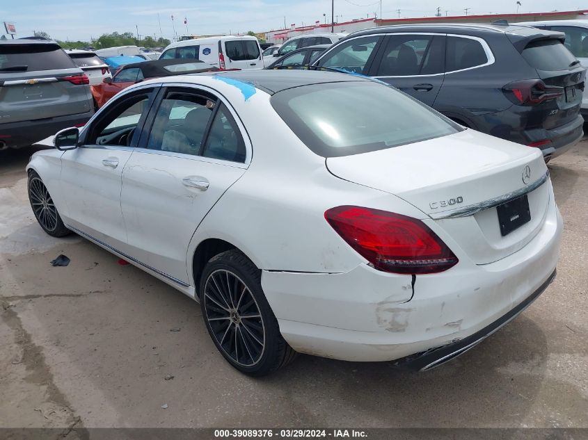 2021 Mercedes-Benz C 300 Sedan VIN: W1KWF8DB4MR627438 Lot: 39089376