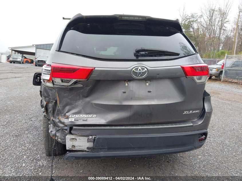 2019 TOYOTA HIGHLANDER VIN: 5TDJZRFH3KS735731