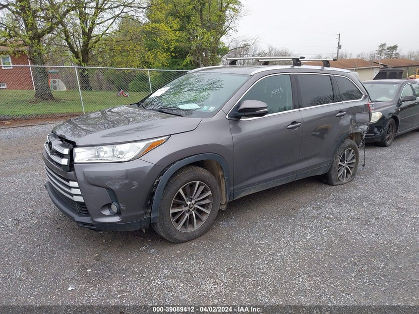 2019 TOYOTA HIGHLANDER VIN: 5TDJZRFH3KS735731