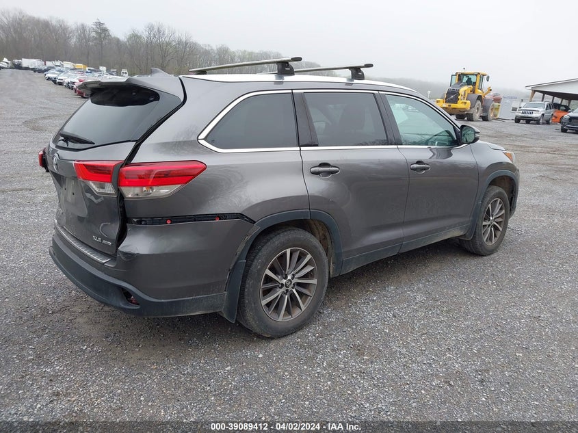 2019 TOYOTA HIGHLANDER VIN: 5TDJZRFH3KS735731