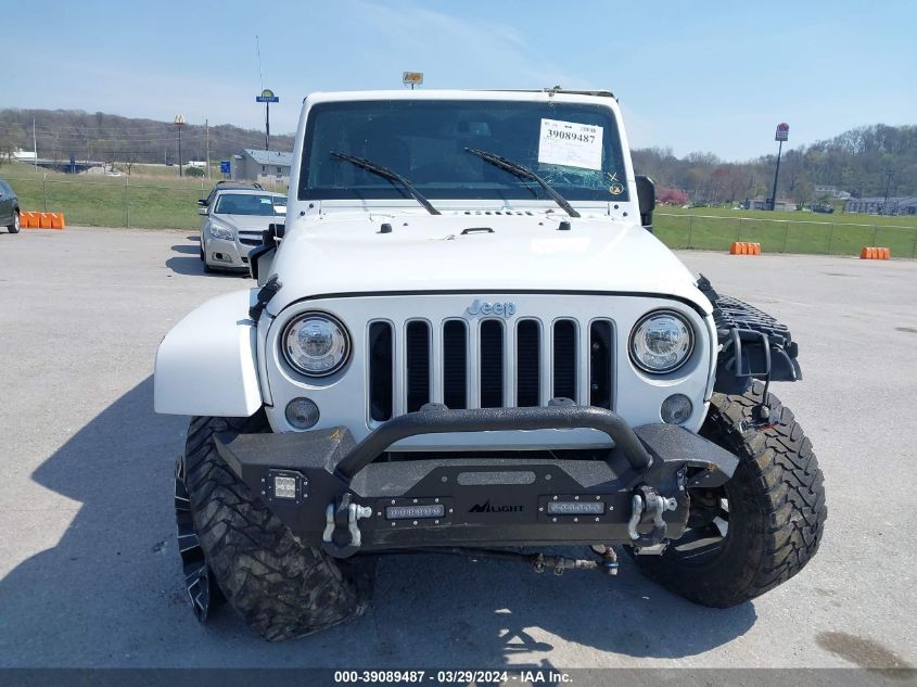 2018 Jeep Wrangler Jk Unlimited Sahara 4X4 VIN: 1C4HJWEG7JL852516 Lot: 39089487