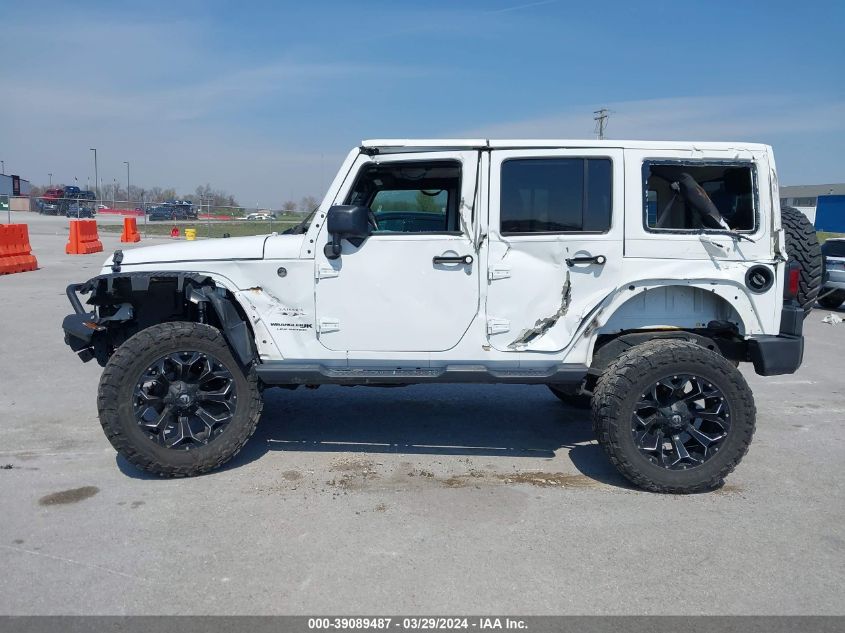 2018 Jeep Wrangler Jk Unlimited Sahara 4X4 VIN: 1C4HJWEG7JL852516 Lot: 39089487