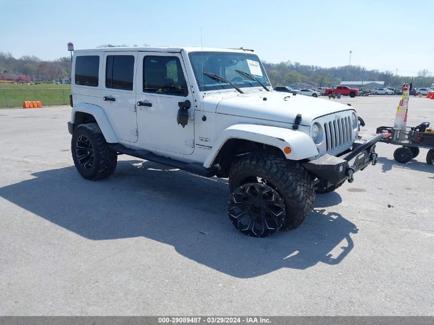 2018 Jeep Wrangler Jk Unlimited Sahara 4X4 VIN: 1C4HJWEG7JL852516 Lot: 39089487