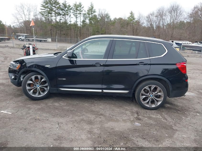 2016 BMW X3 xDrive28I VIN: 5UXWX9C59G0D88522 Lot: 39089563