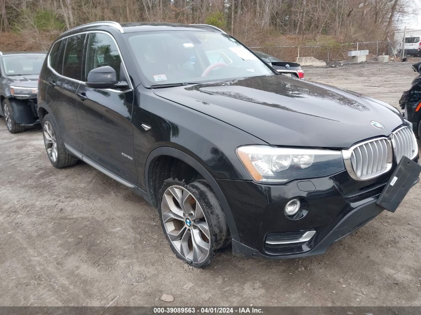 2016 BMW X3 xDrive28I VIN: 5UXWX9C59G0D88522 Lot: 39089563