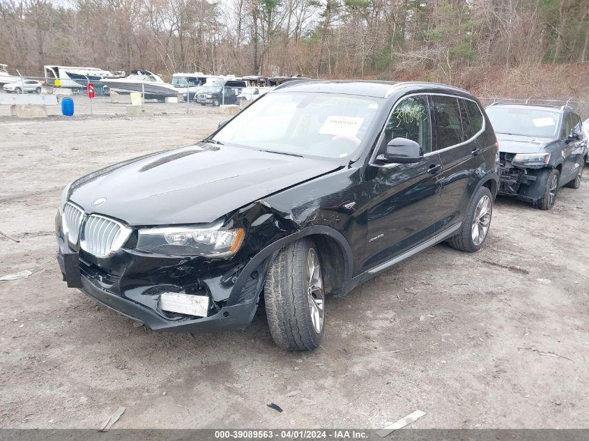 2016 BMW X3 xDrive28I VIN: 5UXWX9C59G0D88522 Lot: 39089563