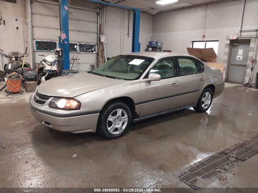 2G1WF52E839303531 | 2003 CHEVROLET IMPALA