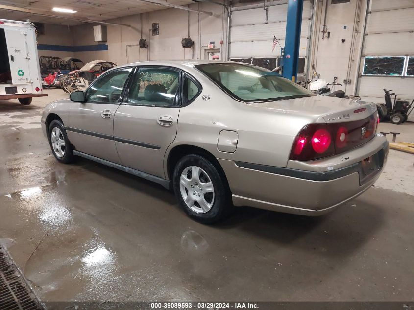 2G1WF52E839303531 | 2003 CHEVROLET IMPALA