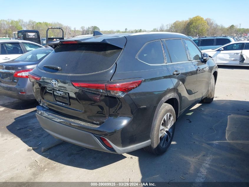 2022 Toyota Highlander Xle VIN: 5TDGZRAH3NS549161 Lot: 73830594