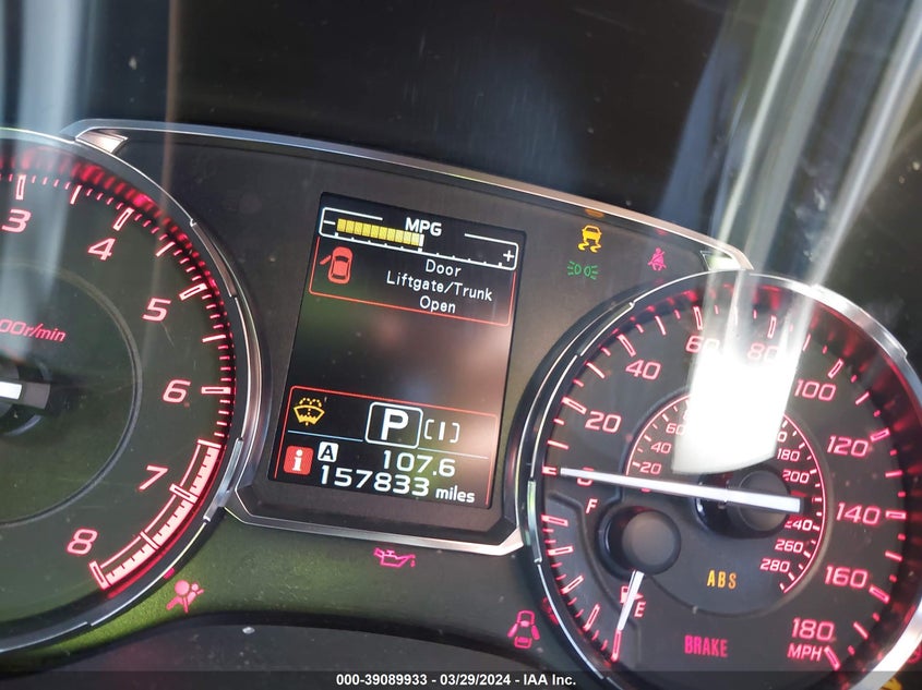 2016 SUBARU WRX PREMIUM - JF1VA1E6XG8829083