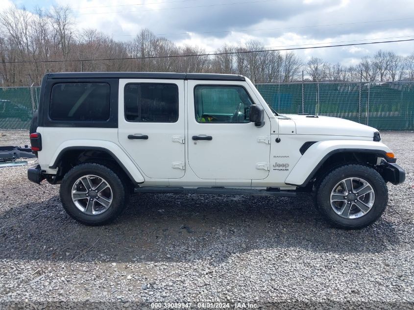 2019 Jeep Wrangler Unlimited Sahara 4X4 VIN: 1C4HJXEN2KW600483 Lot: 39089947