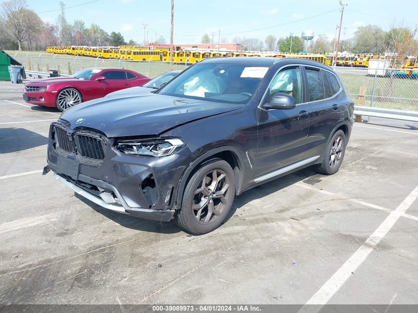 2022 BMW X3 2.0L I-4 DI, DOHC, V(VIN: 5UX43DP00N9K69364
